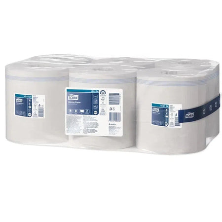 Tork Wiping Poetspapier M2 - 1 Laags wit - (24,5 cm. x 275 m.)-Tork-Sordent