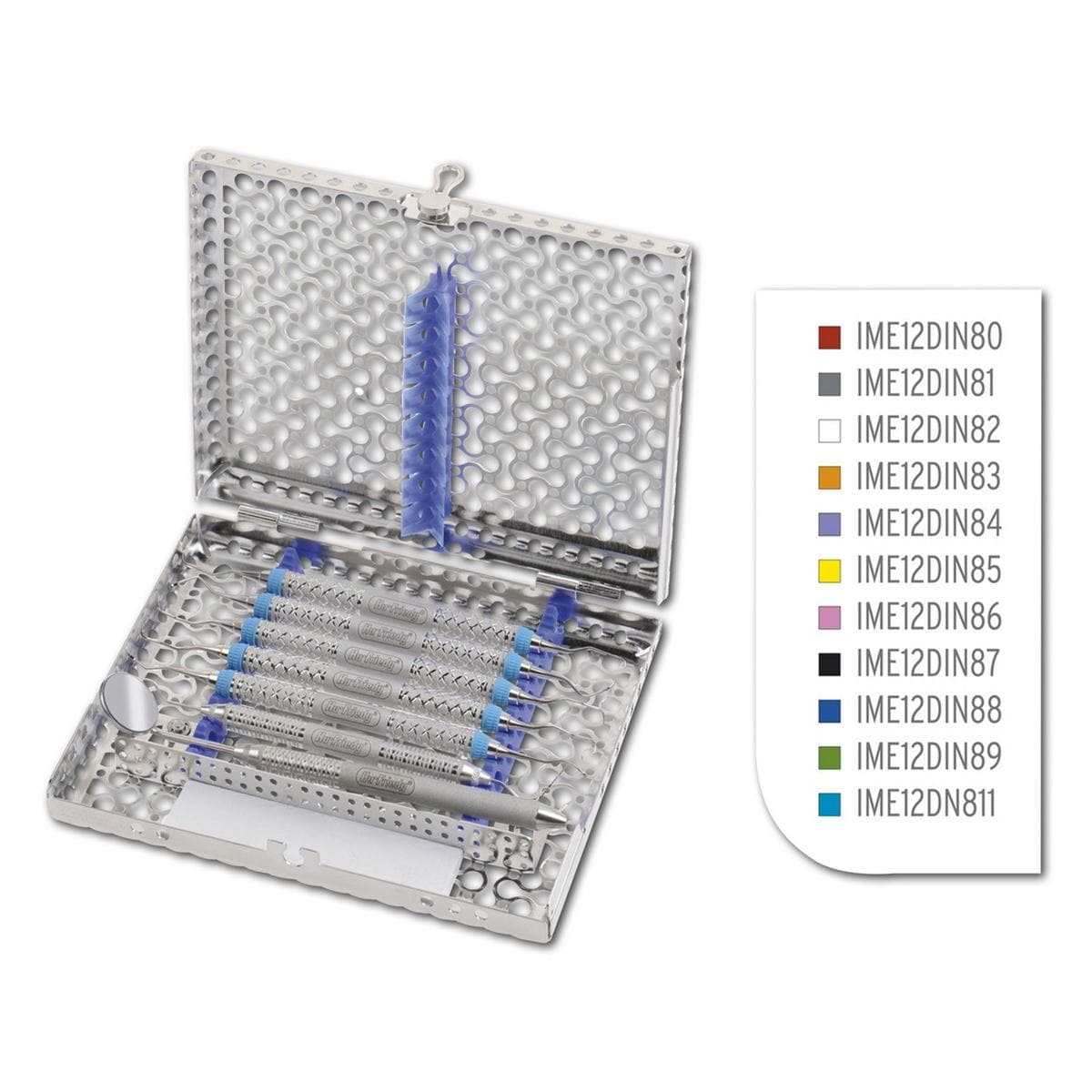 Hu-Friedy IMS Infinity Cassette 1/2 DIN - 8 Instrumenten (Div. Kleuren)-Hu-Friedy-Sordent