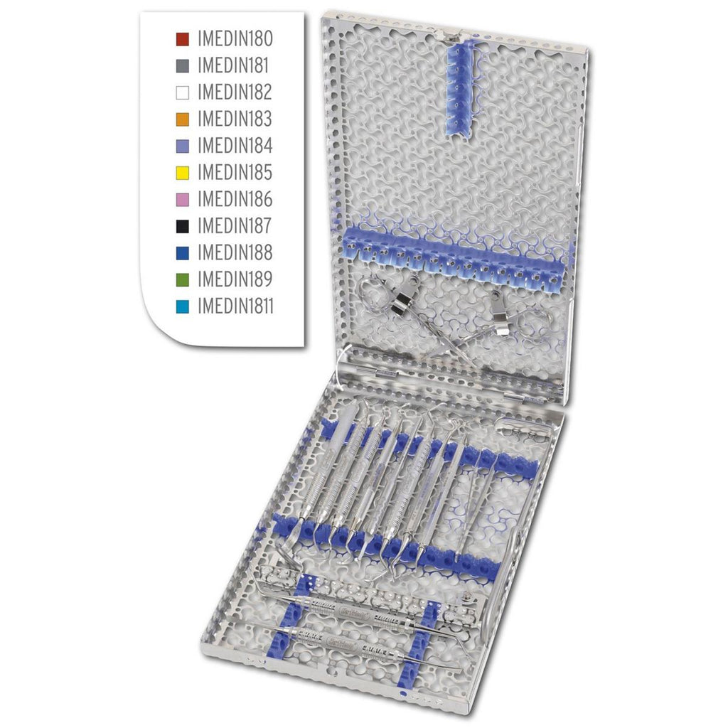 Hu-Friedy IMS Infinity Cassette DIN - 18 Instrumenten (Div. Kleuren)-Hu-Friedy-Sordent