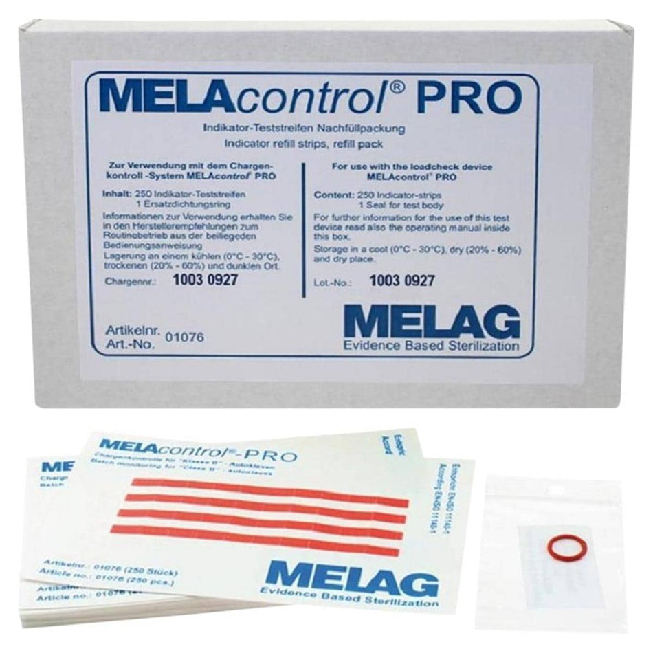 Melag MELAcontrol® Pro Indicator Test Strips Refill (250 st.)-Melag-Sordent