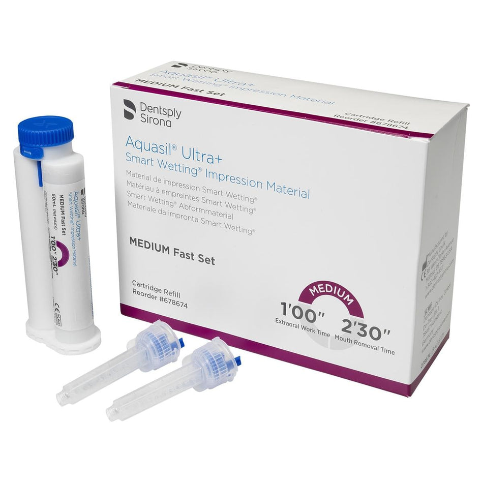 Dentsply Aquasil Ultra+ Medium 50ml Fast Set - Smart Wetting-Dentsply Sirona-Sordent