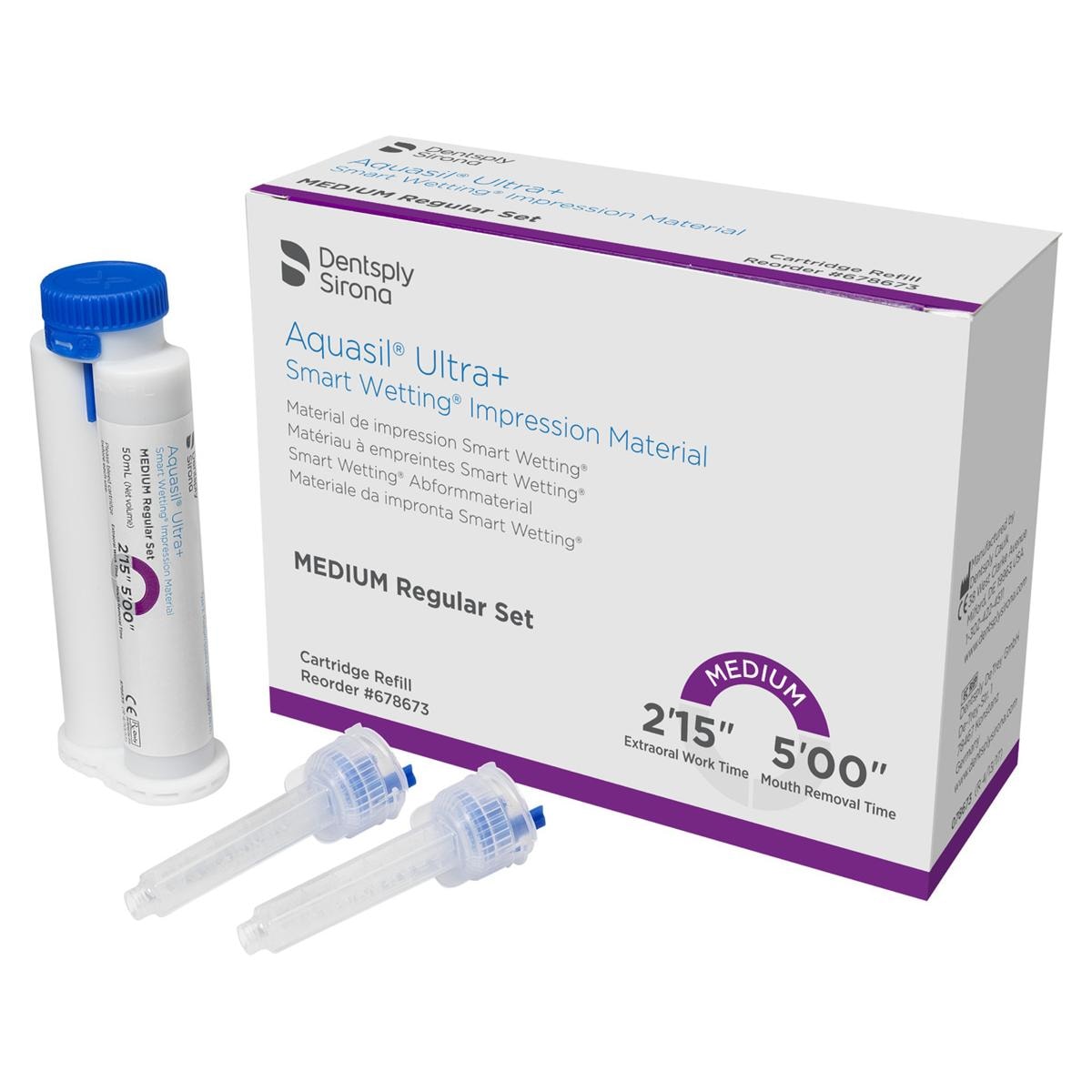 Dentsply Aquasil Ultra+ Medium 50ml Regular Set - Smart Wetting-Dentsply Sirona-Sordent