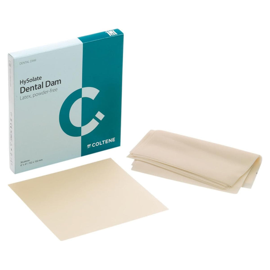 Coltene Hysolate Latex Dental Dam Light Thin 152x152mm-Coltene-Sordent