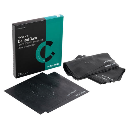 Coltene Hysolate Latex Dental Dam Black Thin 152x152mm-Coltene-Sordent