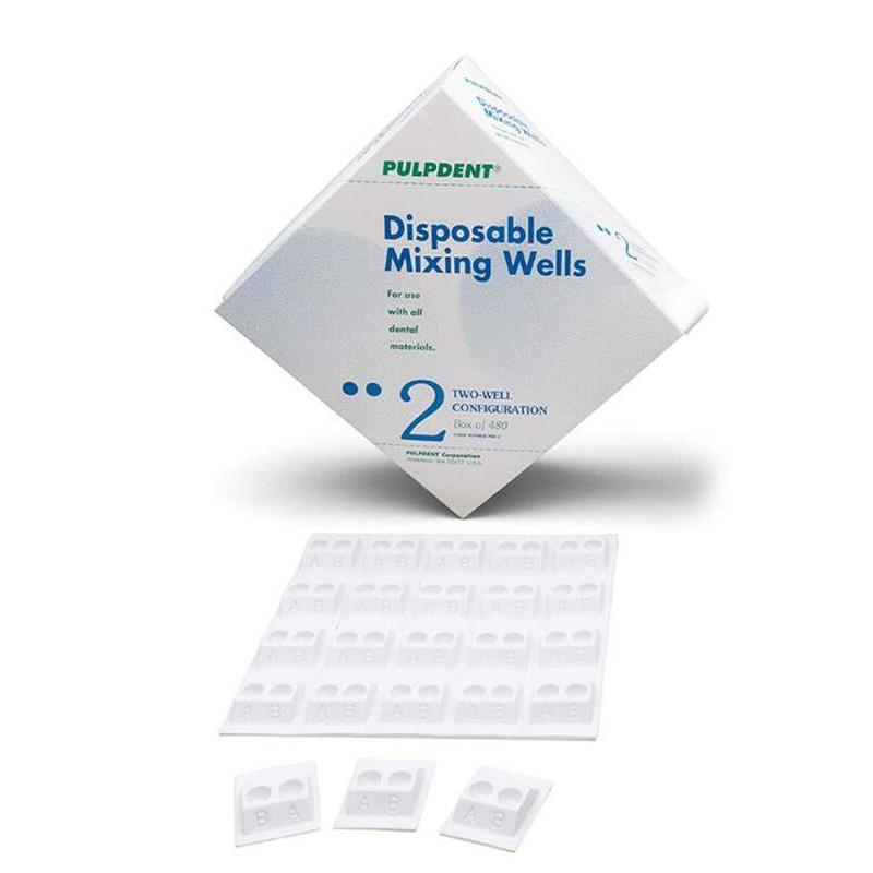 Pulpdent Disposable Mixing Wells 2-Vaks (480 st.)-Pulpdent-Sordent