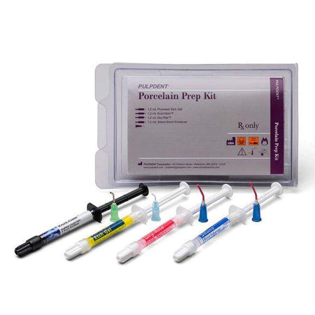 Pulpdent Porcelain Prep Kit (4 x 1.2 mL)-Pulpdent-Sordent