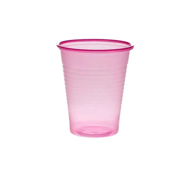 Plastic Drinkbekers 180 mL - Diverse Kleuren-Drinkbekers-AMPri-Roze-100 st.-Sordent