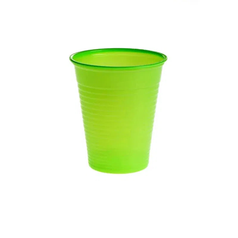 Plastic Drinkbekers 180 mL - Diverse Kleuren-Drinkbekers-AMPri-Lime-100 st.-Sordent