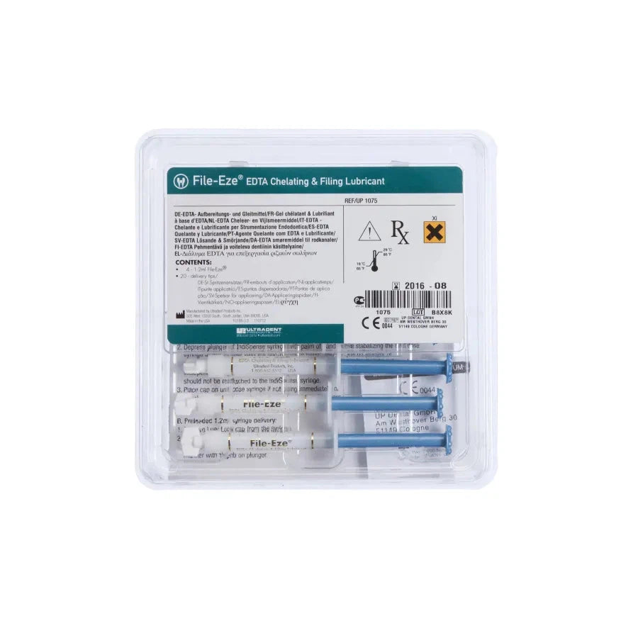 File-Eze™ EDTA Lubricant / Vijlglijmiddel Kit - (20 tips + 4x1,2 mL)-Ultradent-Sordent
