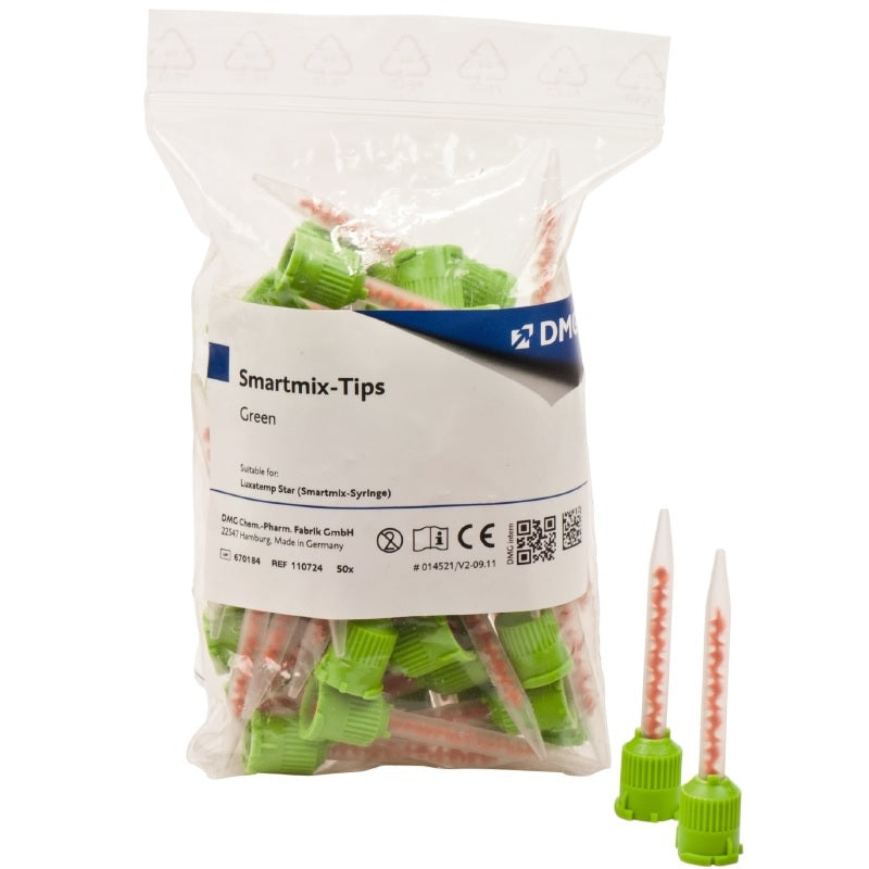 DMG Luxatemp Smartmix Syringe Tips Groen (50 st.)-DMG-Sordent