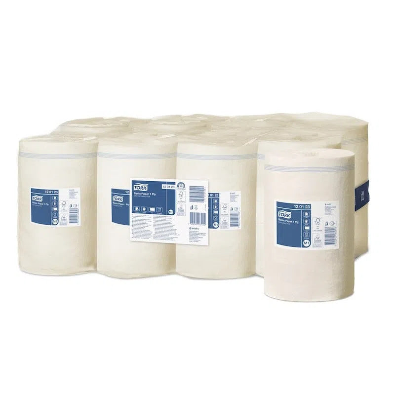 Tork Centerfeed Rol 1-Laags - Basic Poetspapier - 120 m (11 st.)-Tork-Sordent