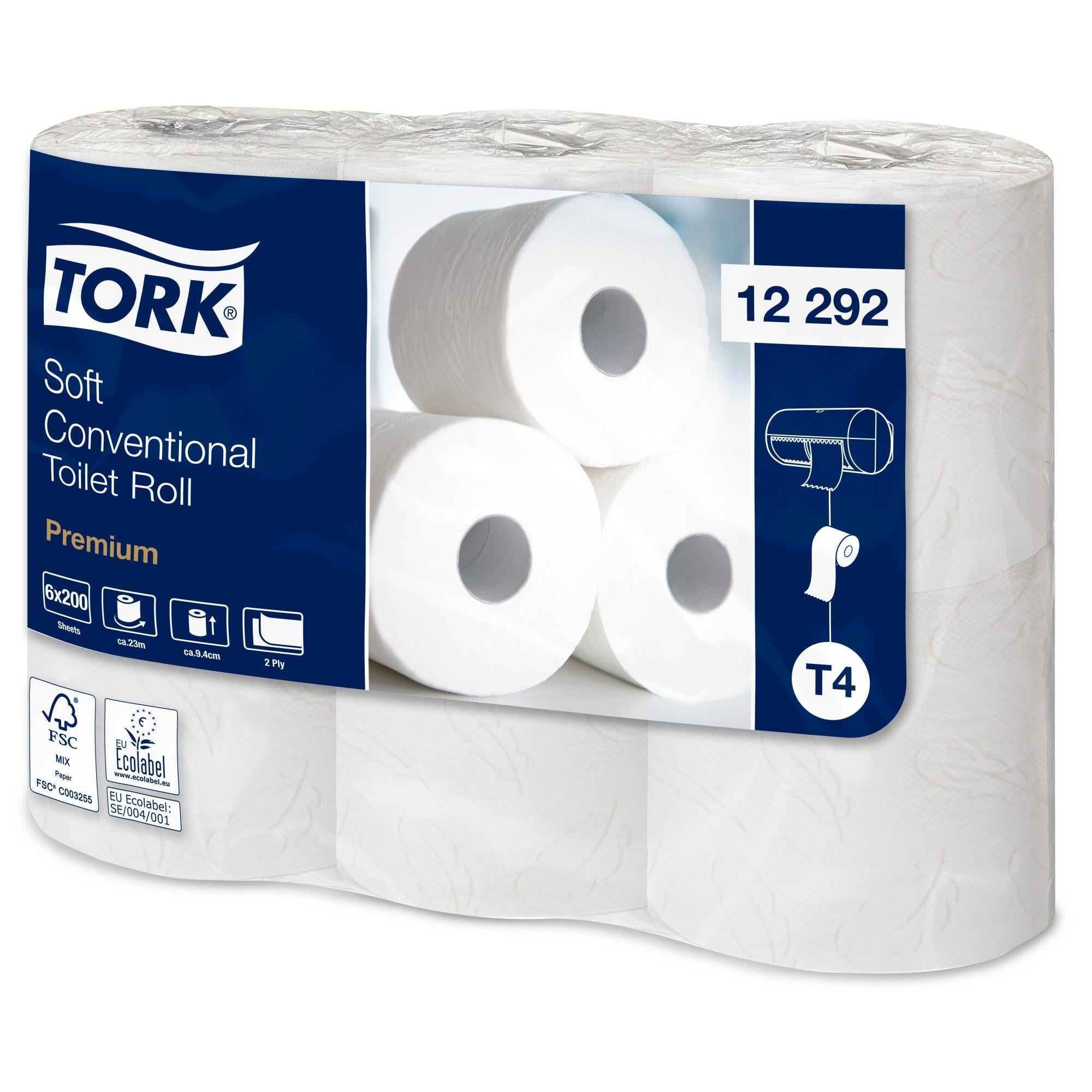 Tork Toiletpapier Zacht 2-laags Rollen (8 x 6 rol)-Tork-Sordent