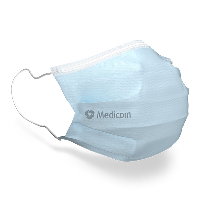 Medicom Mondmaskers Earloop Type Blauw (50 st.)-Medicom-Sordent
