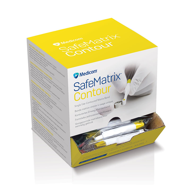 Medicom SafeMatrix™ Geel Contour Narrow 4.5 mm (50 st.)-Medicom-Sordent