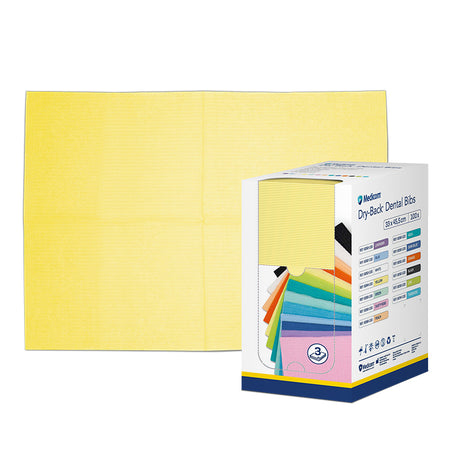 Medicom DryBack® Dental Servetten Dispenser - Div. Kleuren (100 st.)-Medicom-Geel-Sordent