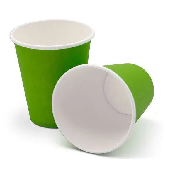 Papieren Drinkbekers 180 mL - Diverse Kleuren-Drinkbekers-Medicom-Groen-100 st.-Sordent