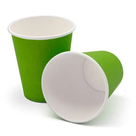 Papieren Drinkbekers 180 mL - Diverse Kleuren-Drinkbekers-Medicom-Groen-100 st.-Sordent