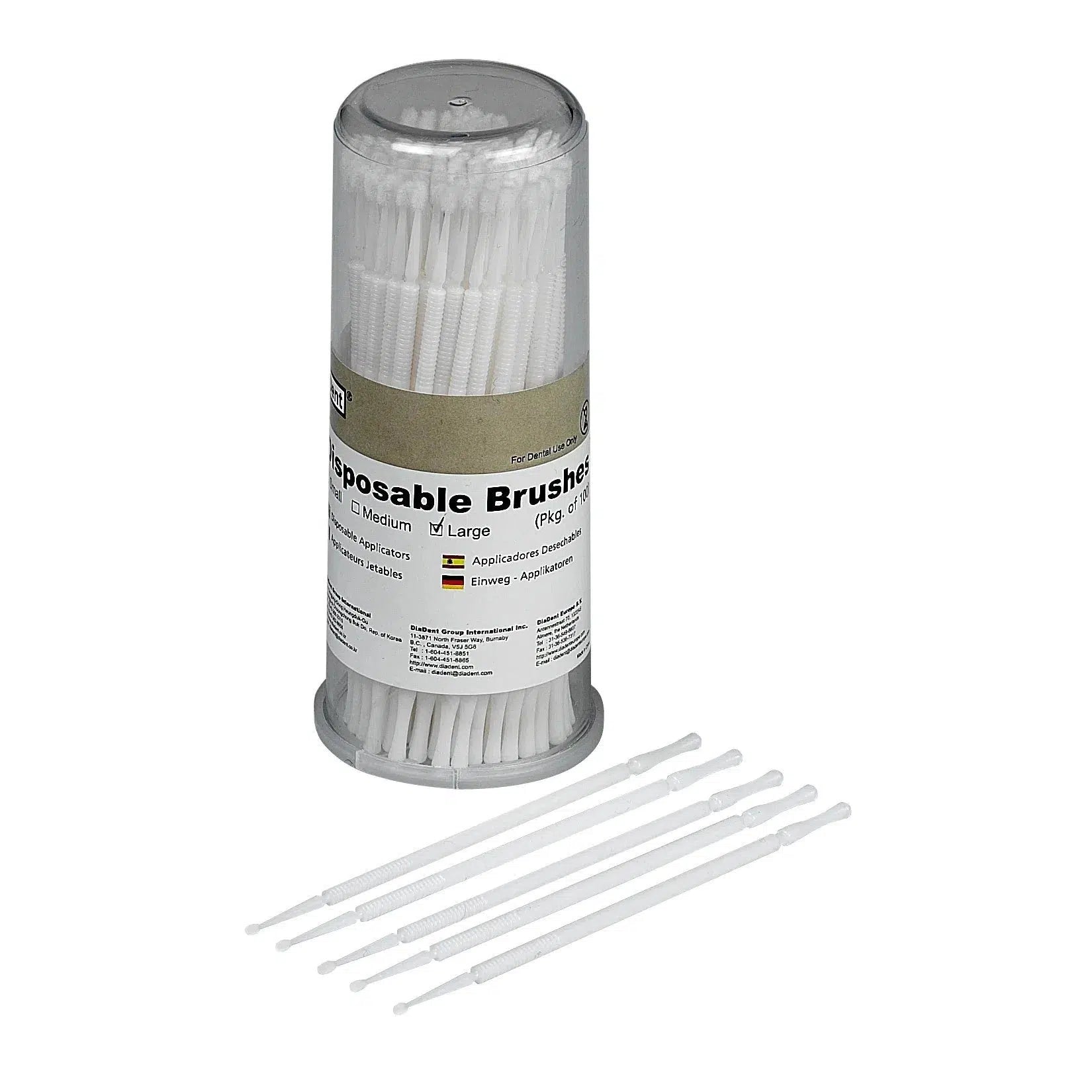 Wegwerp Borstel - Disposable Brush (100 st.)-DiaDent-Sordent