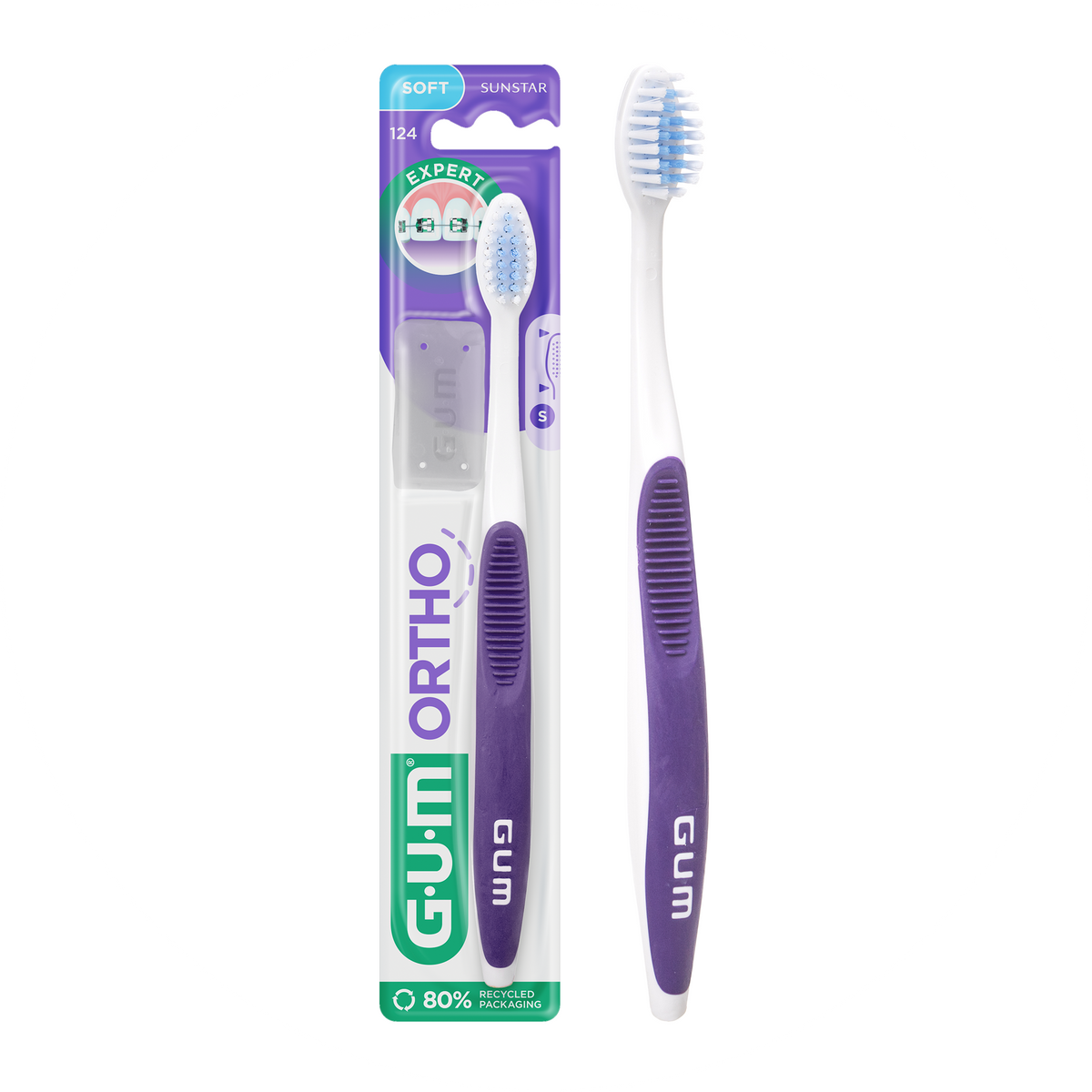 GUM® ORTHO Tandenborstel - V-Shaped-GUM-Sordent