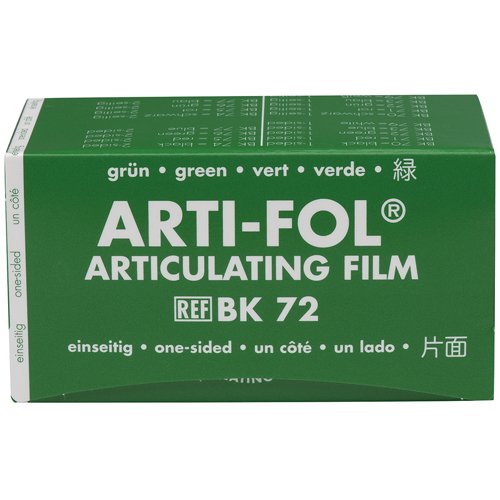 Bausch BK 72 - Arti-Fol® Enkelzijdig - 75 mm - Groen - 8 µ - (20 m)-Bausch-Sordent