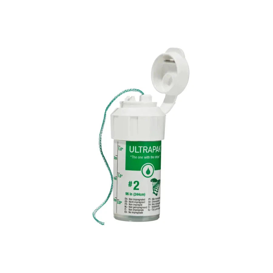 Ultrapak™ Gebreide retractiedraad - 100% katoen - (244 cm.)-Ultradent-#2-Sordent