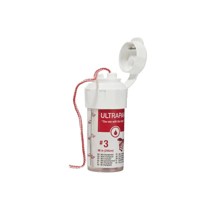 Ultrapak™ Gebreide retractiedraad - 100% katoen - (244 cm.)-Ultradent-#3-Sordent
