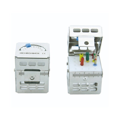 Nichrominox RVS Endo Casette met Sterimeter Top Plus 16 Gaten-Nichrominox-Sordent