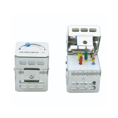 Nichrominox RVS Endo Casette met Sterimeter Top Plus 16 Gaten-Nichrominox-Sordent