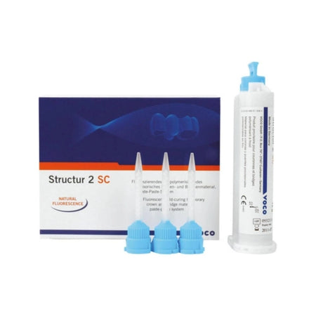 VOCO Structur 2 - Cartridge 75g + Tips type 6 - A1/A2/A3/A3,5/B1/BL-VOCO-Sordent