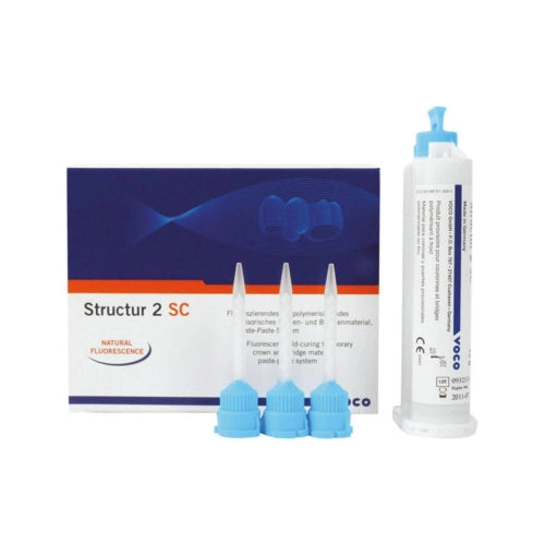 VOCO Structur 2 - Cartridge 75g + Tips type 6 - A1/A2/A3/A3,5/B1/BL-VOCO-Sordent