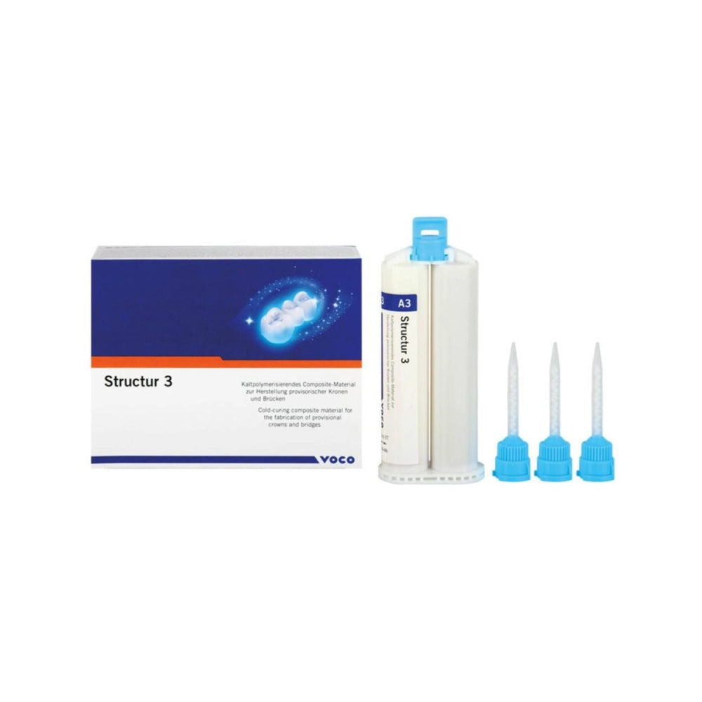 VOCO Structur 3 - Cartridge 50 mL + Tips type 6 - A1/A2/A3/A3,5/B1/BL-VOCO-Sordent