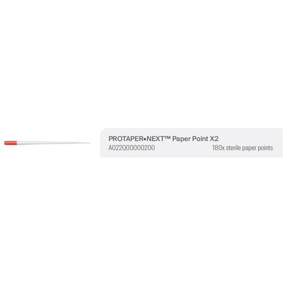 Dentsply ProTaper Next® Paper Points A022Q | Div. Maten X (180 st.)-Dentsply Sirona-X2-Sordent