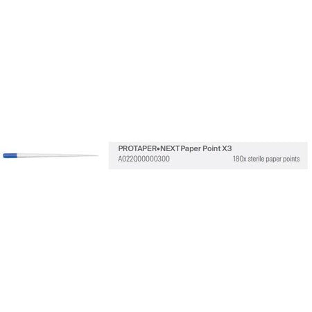 Dentsply ProTaper Next® Paper Points A022Q | Div. Maten X (180 st.)-Dentsply Sirona-X3-Sordent