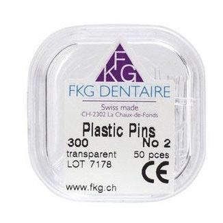 FKG Dentaire Plastic Pints Transparant Nr. 2 (50 st.)-FKG Dentaire-Sordent