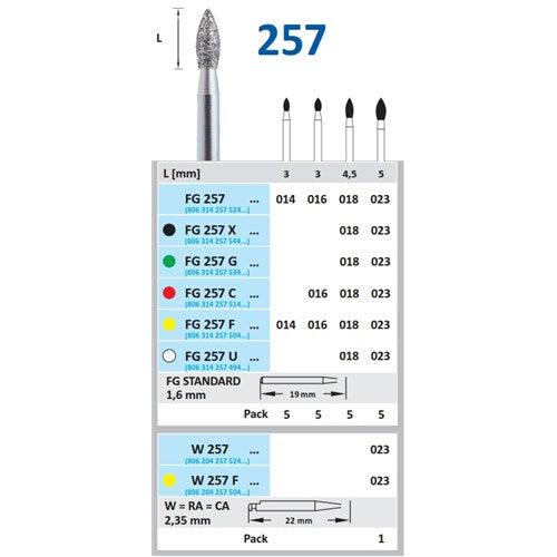Horico Diamantboor Vlam FG 257 / 19 mm / 1,6 mm-Horico-Sordent