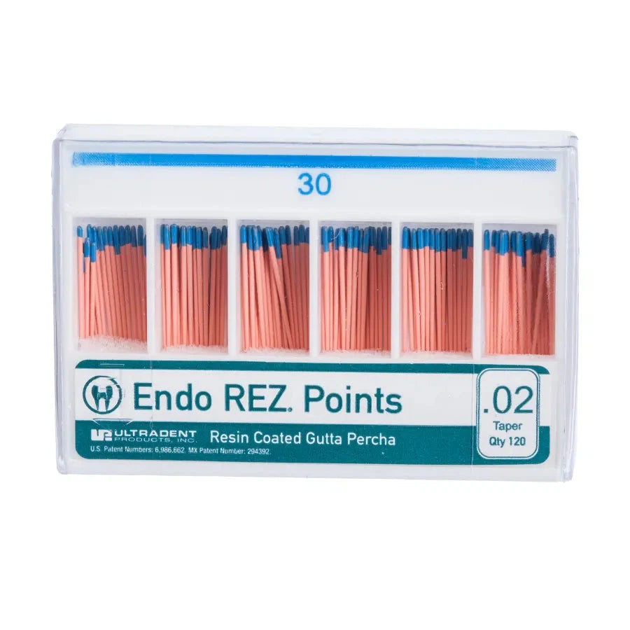 EndoREZ™ Points - Guttaperchapoints met Kunststoflaag - Diverse Maten-Ultradent-.02-30-Sordent