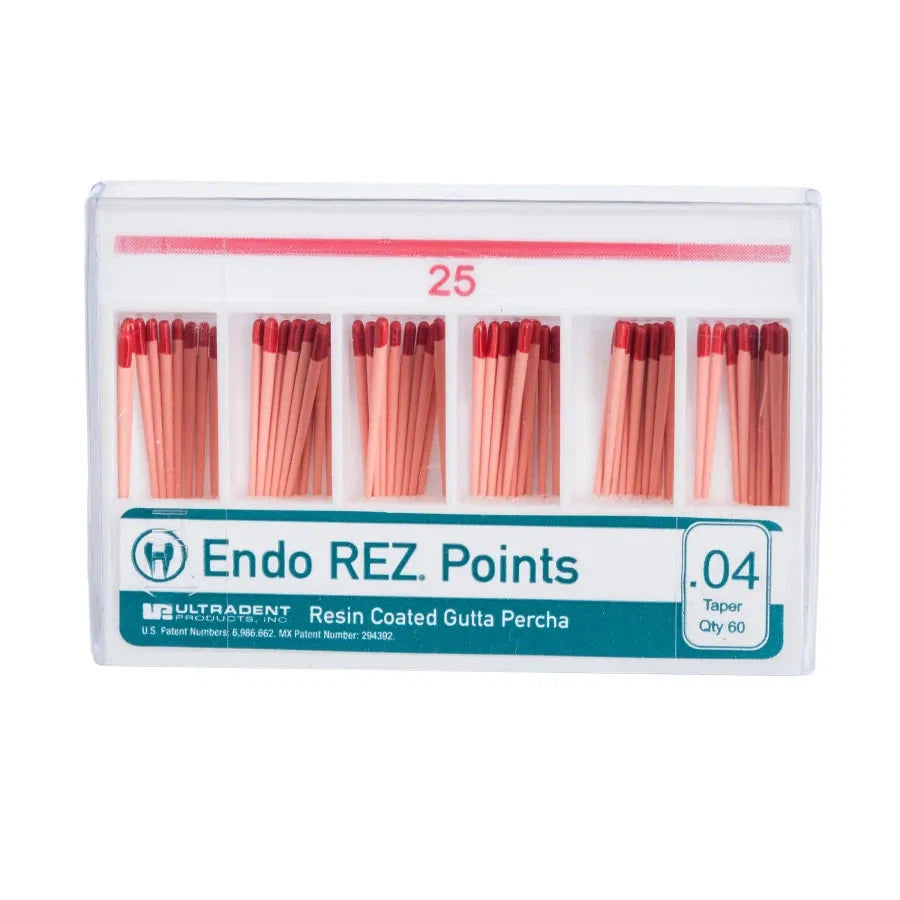 EndoREZ™ Points - Guttaperchapoints met Kunststoflaag - Diverse Maten-Ultradent-.04-25-Sordent