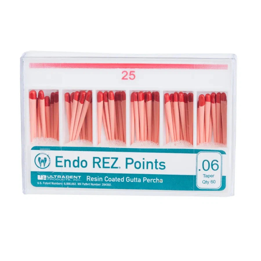 EndoREZ™ Points - Guttaperchapoints met Kunststoflaag - Diverse Maten-Ultradent-.06-25-Sordent