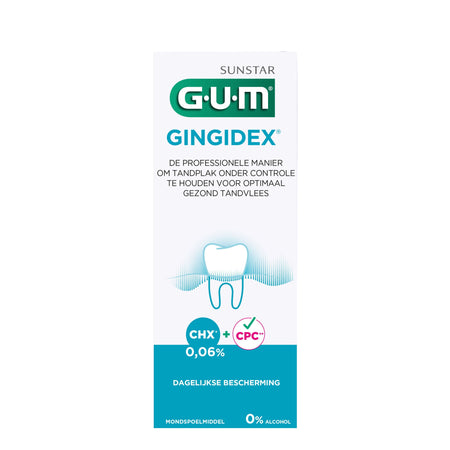 GUM® GINGIDEX® 0,06% Chloorhexidine Mondspoelmiddel (300 mL)-GUM-Sordent