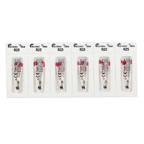 VDW Reciproc 29 mm Blue Gutta-Percha - Div. Opties (180 st.)-VDW-R25 - Rood-Sordent