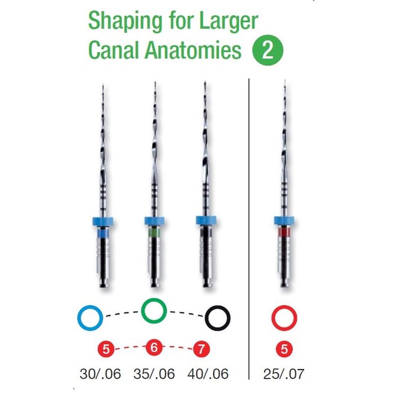 VDW Mtwo 40/.06 W16 25 mm Shape Warm Obturation (6 st.)-VDW-Sordent