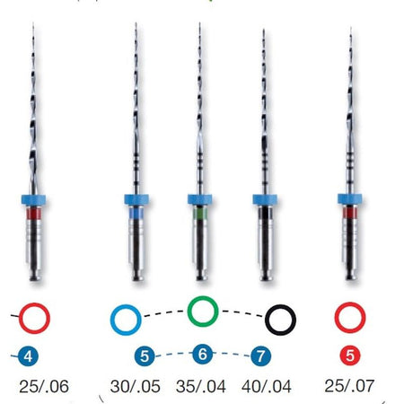 VDW Mtwo W16 25 mm Mix Nr.25.06/30.05/35.04/40.04/25.07 (6 st.)-VDW-Sordent