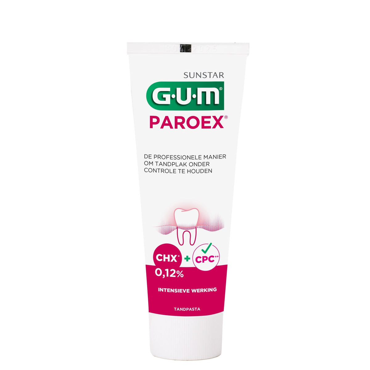 GUM® PAROEX® 0,12% Chloorhexidine Tandpasta (75 mL)-GUM-Sordent