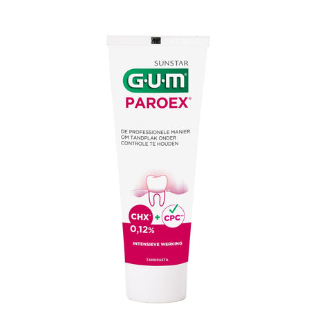 GUM® PAROEX® 0,12% Chloorhexidine Tandpasta (75 mL)-GUM-Sordent