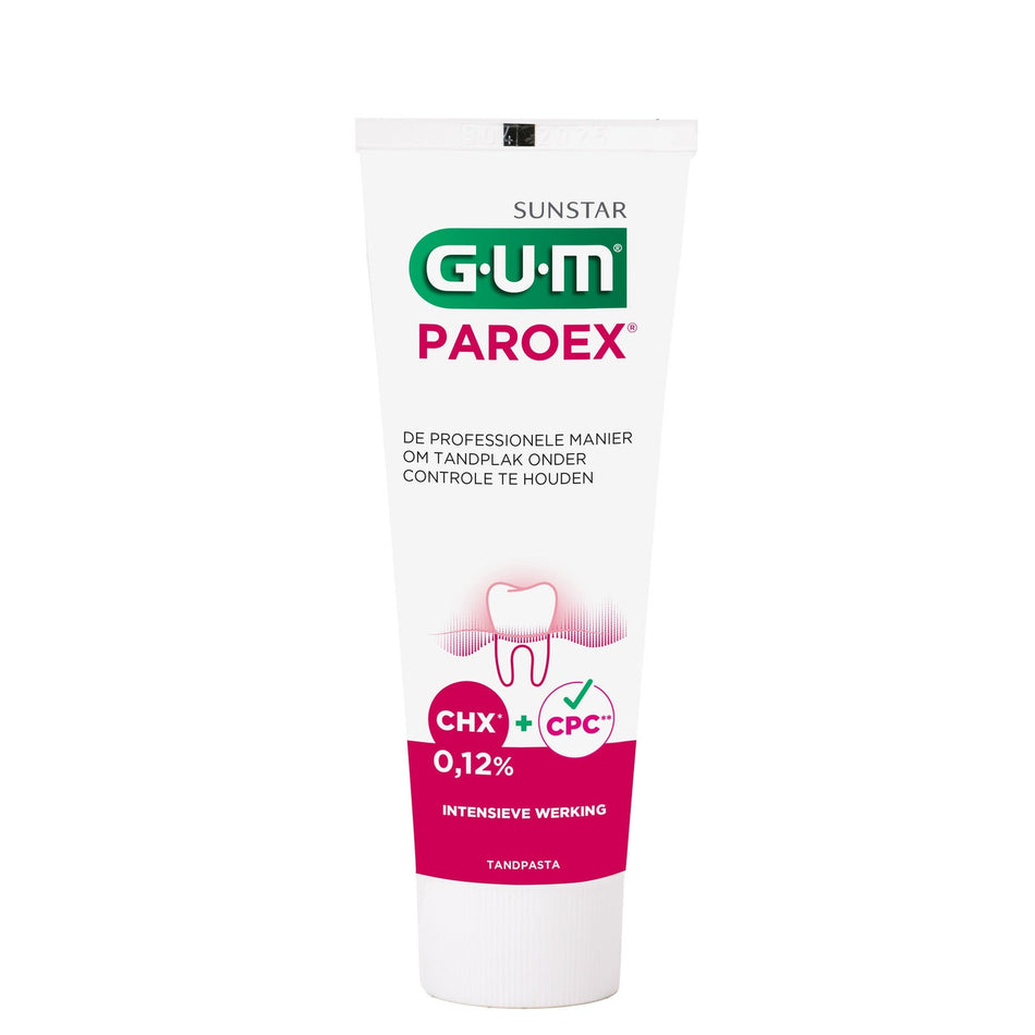 GUM® PAROEX® 0,12% Chloorhexidine Tandpasta (75 mL)-GUM-Sordent