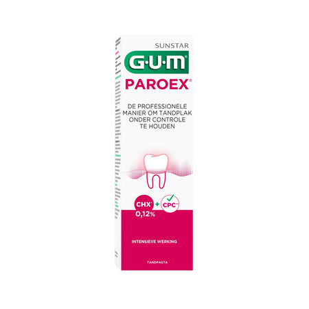 GUM® PAROEX® 0,12% Chloorhexidine Tandpasta (75 mL)-GUM-Sordent