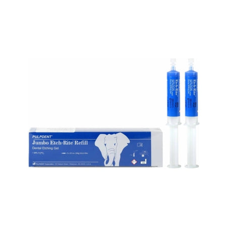Pulpdent Jumbo Etch-Rite™ Refill (2 x 25 mL)-Pulpdent-Sordent