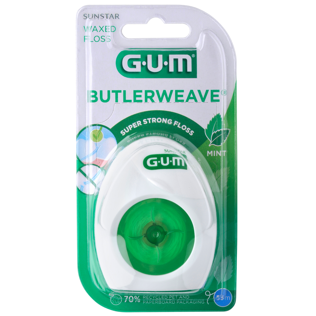 GUM® BUTLERWEAVE® Floss Mint (55 m)-GUM-Sordent