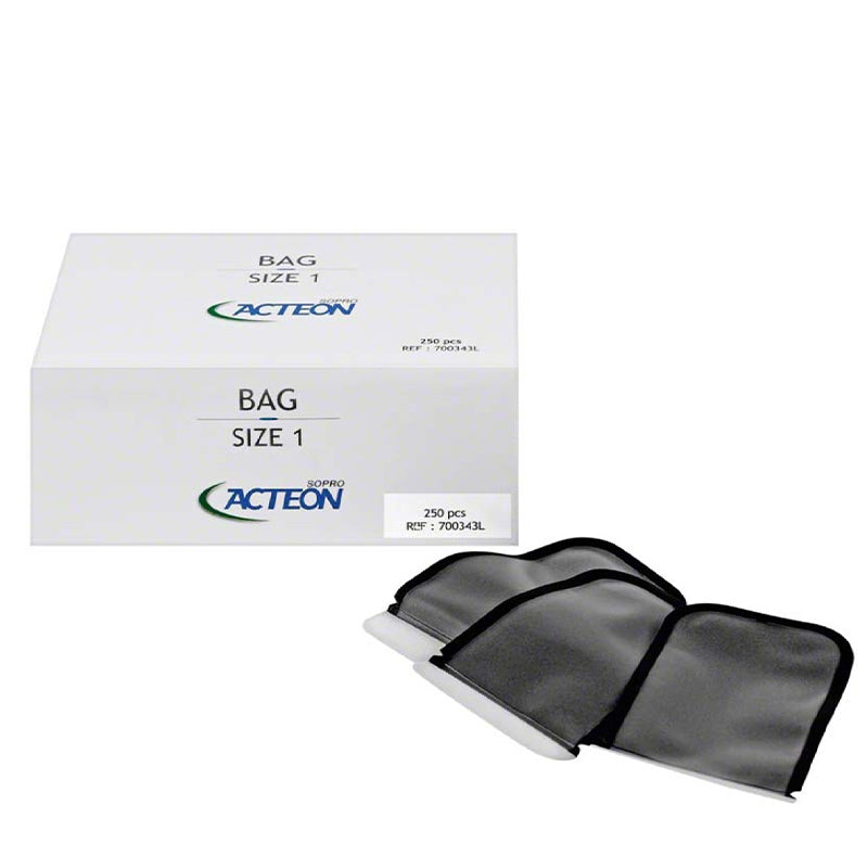 PSPIX Erlm Fosforplaat Hoesjes - Maat 0/1/2/3 - (250 st.)-Acteon-1 - 24x40 mm-Sordent