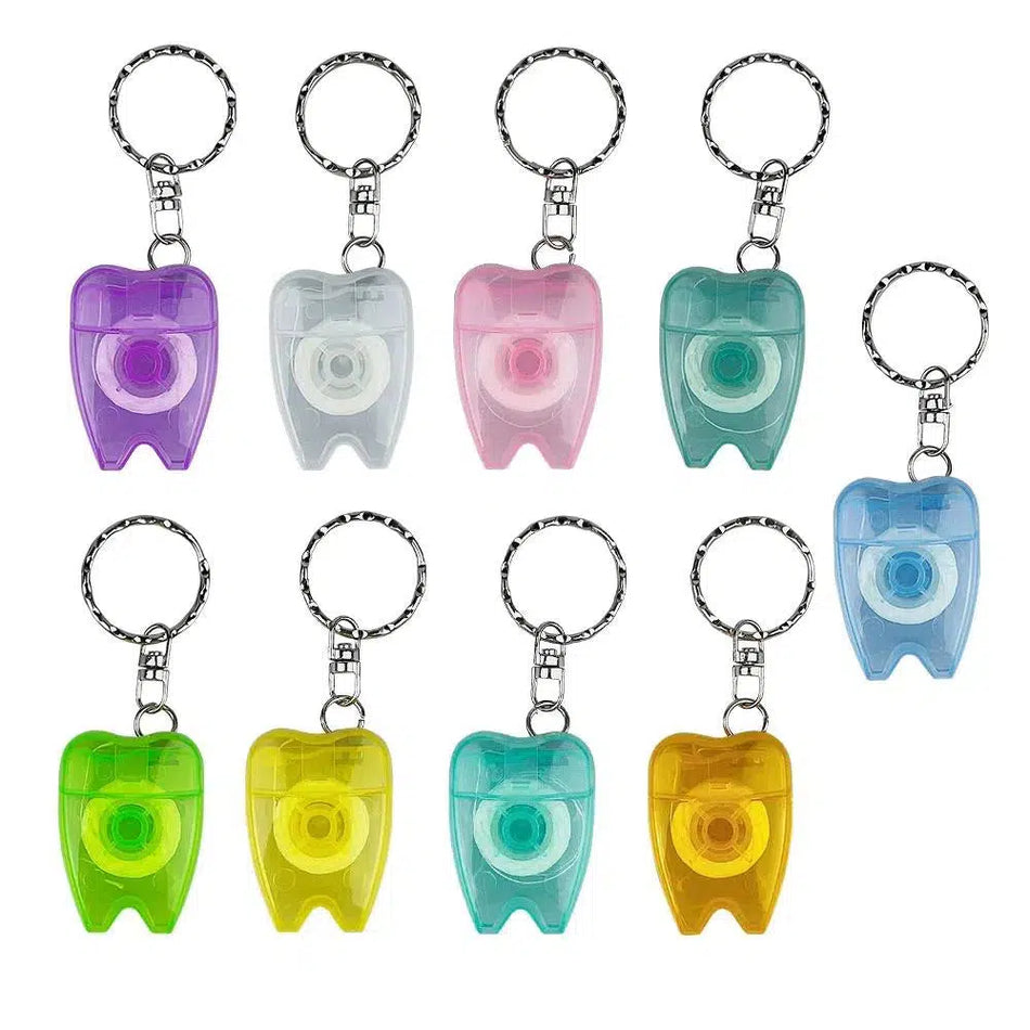 Tandarts Sleutelhanger Flossdraad Gift-Instrumenten-Sordent-Sordent
